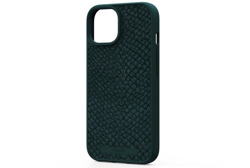 Etui NJORD BY ELEMENTS Salmon Leather MagSafe do Apple iPhone 15 elaganckie ochrona smartfona Wyjątkowy wygląd Najwyższej jakości materiały MagSafe Ochrona aparatu Precyzyjne