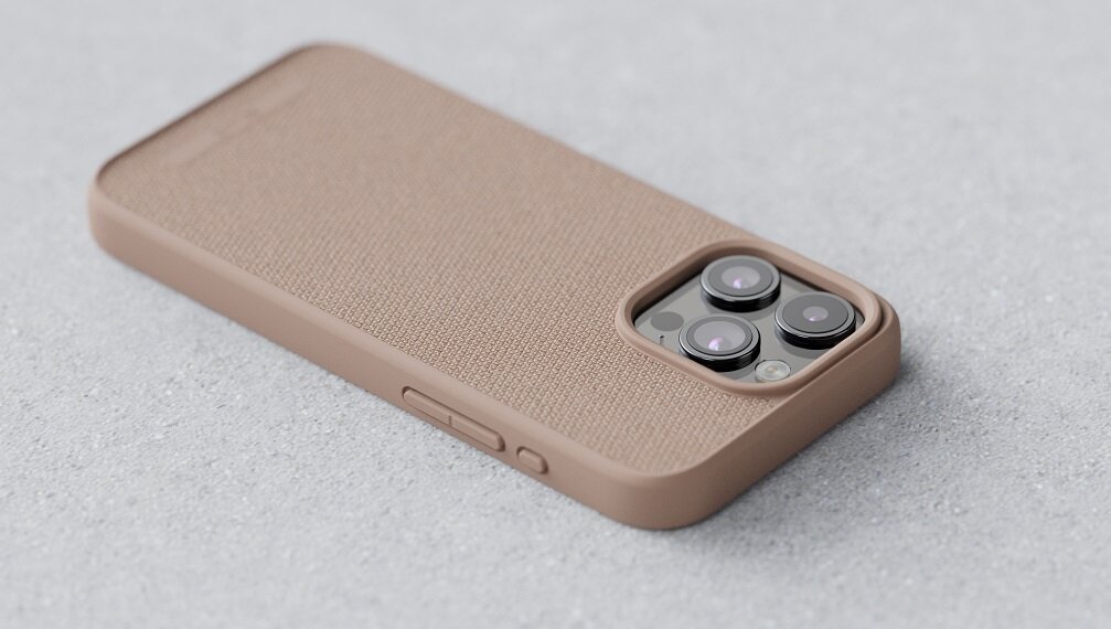 Etui NJORD BY ELEMENTS Fabric Tonal MagSafe do Apple iPhone 15 elaganckie ochrona smartfona Wyjątkowy wygląd Najwyższej jakości materiały MagSafe Ochrona aparatu Precyzyjne
