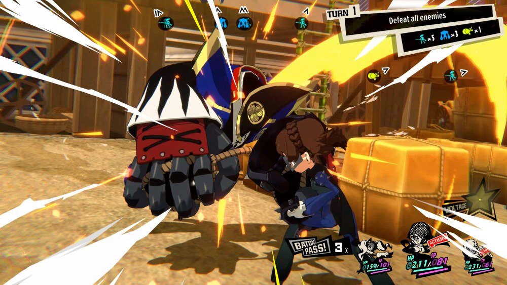 Persona 5 Tactica Gra tyrania losy niebezpieczeństwo rewolucja drużyna marzeń dynamiczna walka