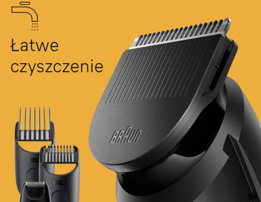 Trymer BRAUN Seria 3 BT3421 Łatwe czyszczenie higiena użytkowanie
