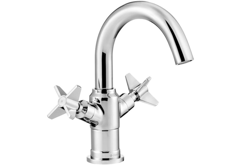 DEANTE Temisto BQT 020D komfort bateria umywalkowa stojąca głowica ceramiczna aranżacja łazienka mosiądz eleganckie wykończenie trwałość niezawodność zasięg wylewka design wygodne czyszczenie retro