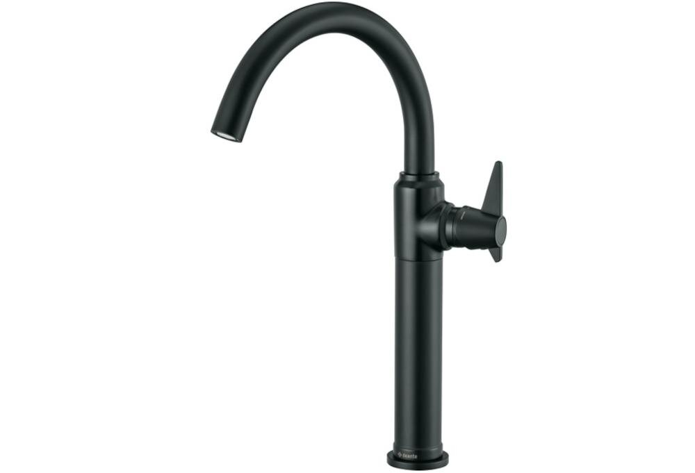 DEANTE Temisto BQT N20K komfort bateria umywalkowa stojąca głowica ceramiczna aranżacja łazienka mosiądz eleganckie wykończenie trwałość niezawodność zasięg wylewka design wygodne czyszczenie