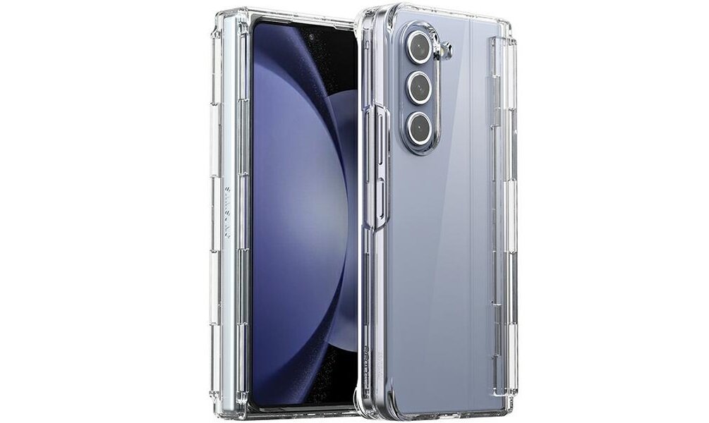 Etui ARAREE Nukin 360 do Samsung Galaxy Z Fold 5 Przezroczysty przezroczysty design Precyzyjnie dopasowane kształty Odporne na uderzenia tworzywo