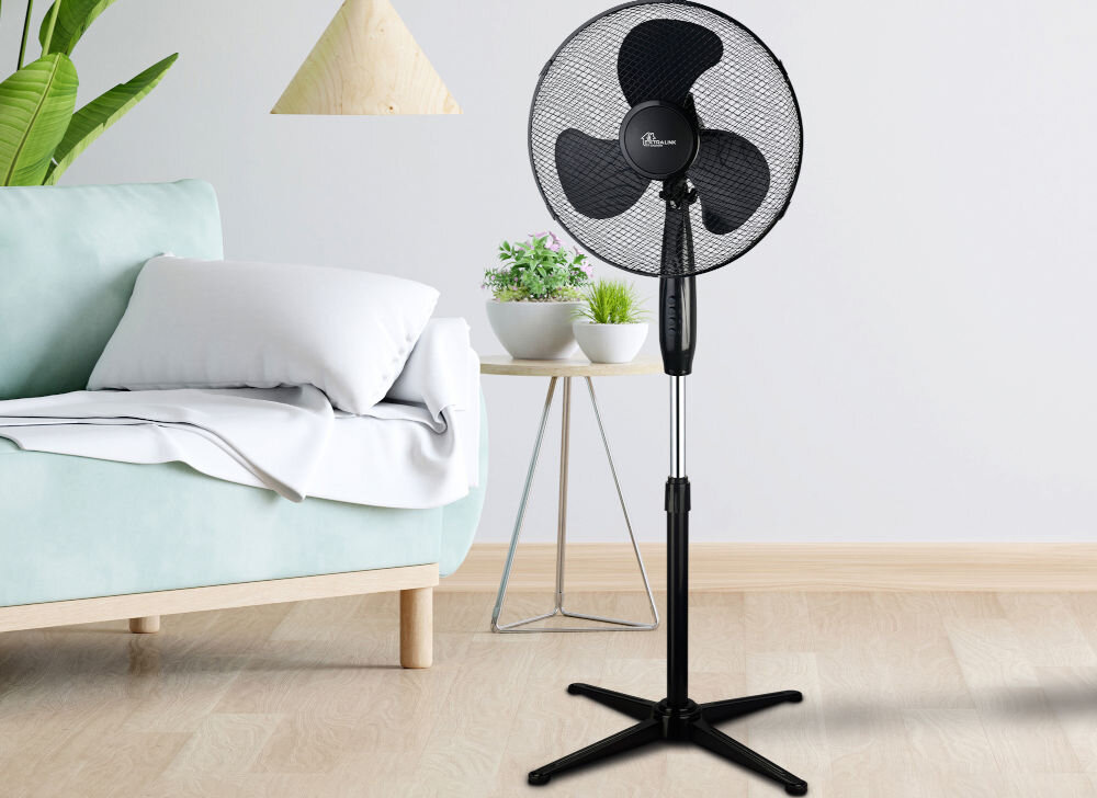 Wentylator EXTRALINK Bryza ESF-40D-B Trwałość i estetyka wykonania obudowa z wytrzymałego tworzywa ABS odporna na uszkodzenia łatwa w czyszczeniu Elegancki czarny kolor 