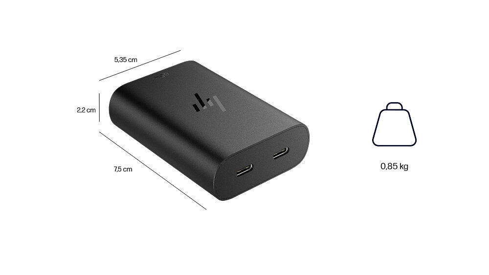 Zasilacz do laptopa HP 600Q7AA ABB USB-C 65W.