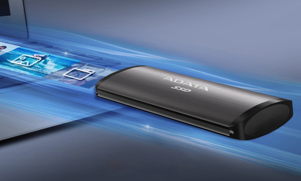 Dysk ADATA SE760 2TB SSD Czarny działanie interfejs prędkość szybkość