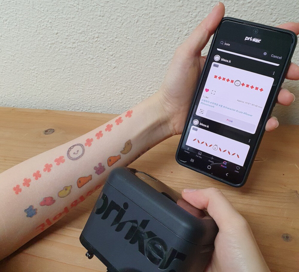 Drukarka do tatuaży PRINKER M ozdoby makijaze tatuaze