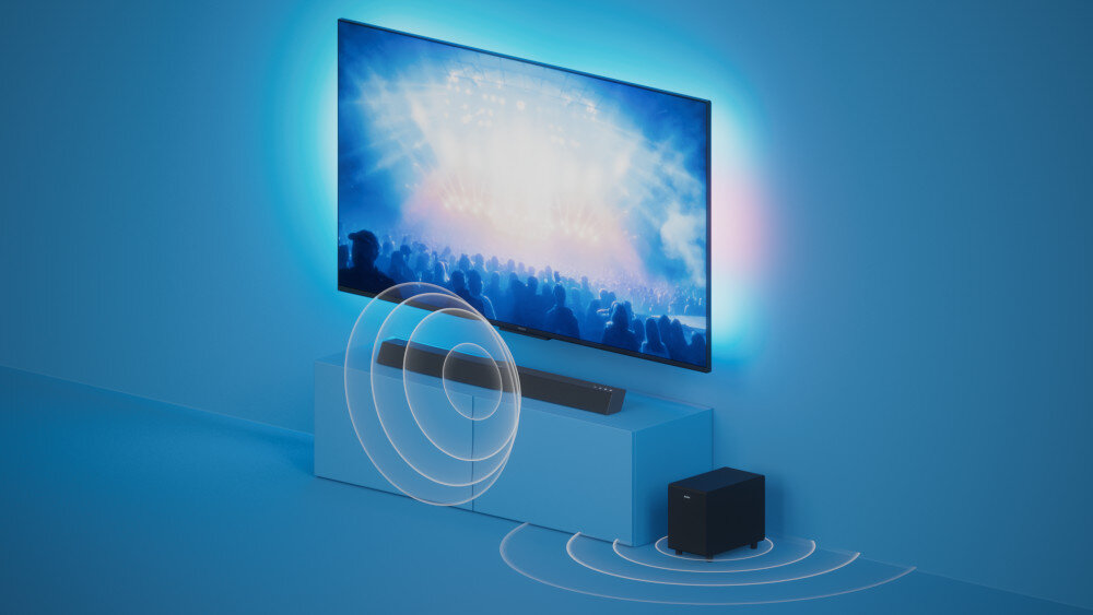 Soundbar PHILIPS TAB5308/10 - dźwięk