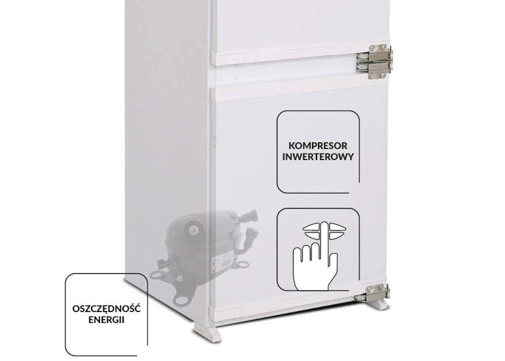 Lodowka MPM-310-FFI-21 Kompresor inwerterowy nowoczesna konstrukcja