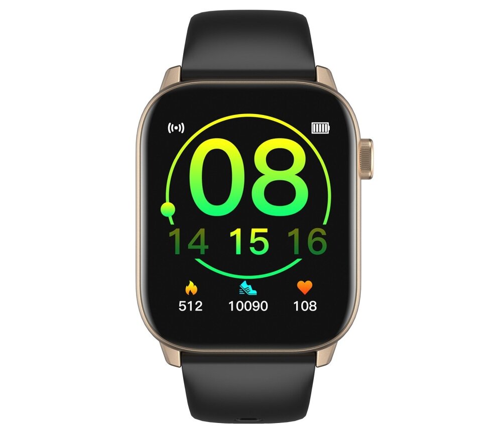 Smartwatch OROMED Oro-Smart Fit 6 ekran bateria czujniki zdrowie sport pasek ładowanie pojemność rozdzielczość łączność sterowanie krew puls rozmowy smartfon aplikacja