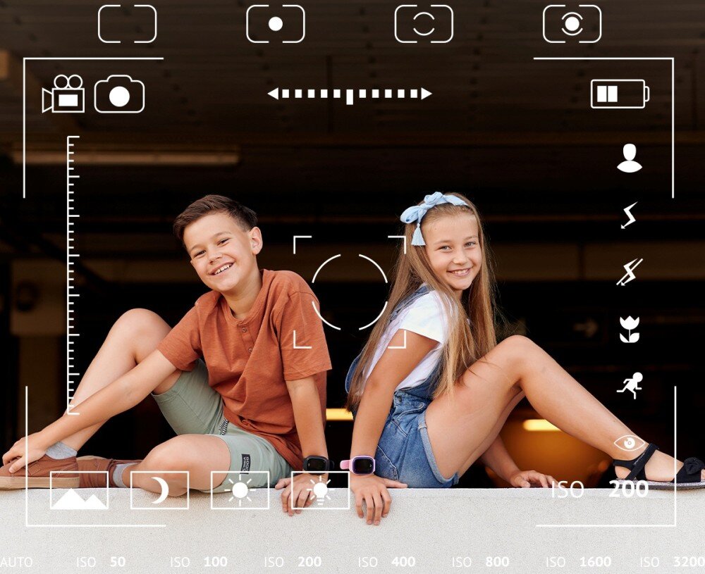 Smartwatch GARETT Kids Rock 4G RT ekran bateria czujniki zdrowie sport pasek ładowanie pojemność rozdzielczość łączność sterowanie krew puls rozmowy smartfon aplikacja