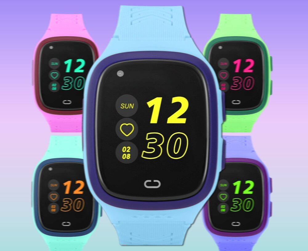 Smartwatch GARETT Kids Rock 4G RT ekran bateria czujniki zdrowie sport pasek ładowanie pojemność rozdzielczość łączność sterowanie krew puls rozmowy smartfon aplikacja