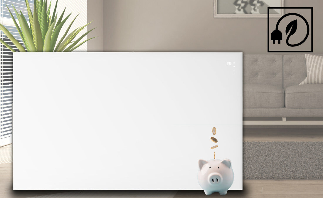 Grzejnik na podczerwień THUNDER Comfort-600W skuteczne szybkie ogrzewanie moc 450 W