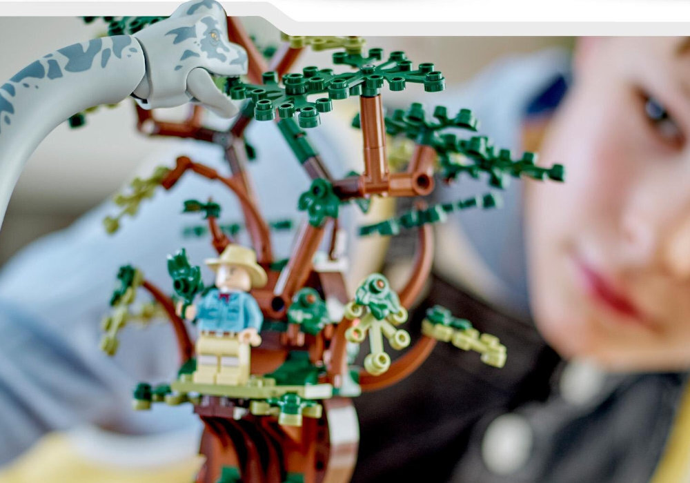 LEGO 76960 Jurassic World Odkrycie brachiozaura zabawa edukacja rozwój wyposażenie kreatywność