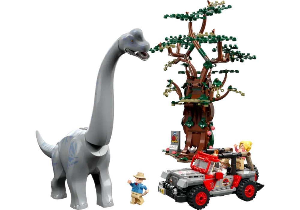 LEGO 76960 Jurassic World Odkrycie brachiozaura zabawa edukacja rozwój wyposażenie kreatywność