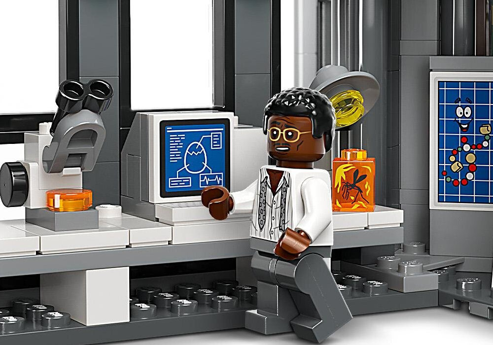 LEGO 76961 Jurassic World Centrum dla odwiedzających: atak tyranozaura i raptora zabawa edukacja rozwój wyposażenie kreatywność