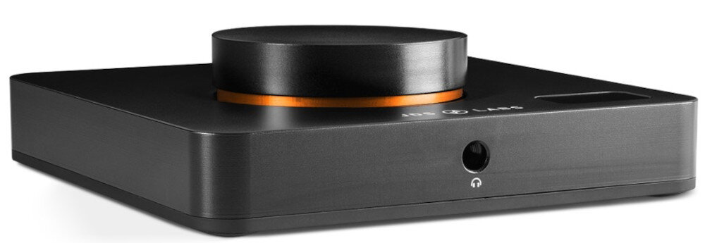 Wzmacniacz słuchawkowy JDS LABS Element III Boosted Copper Ring moc rail to rail kompatybilność słuchawek, wzmacniacz słuchawkowy po skosie na białym tle