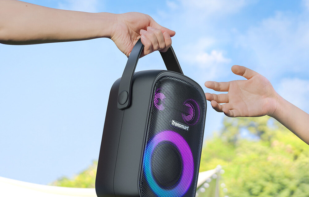 Głośnik mobilny TRONSMART Halo 110 Czarny moc tryby podświetlenie LED