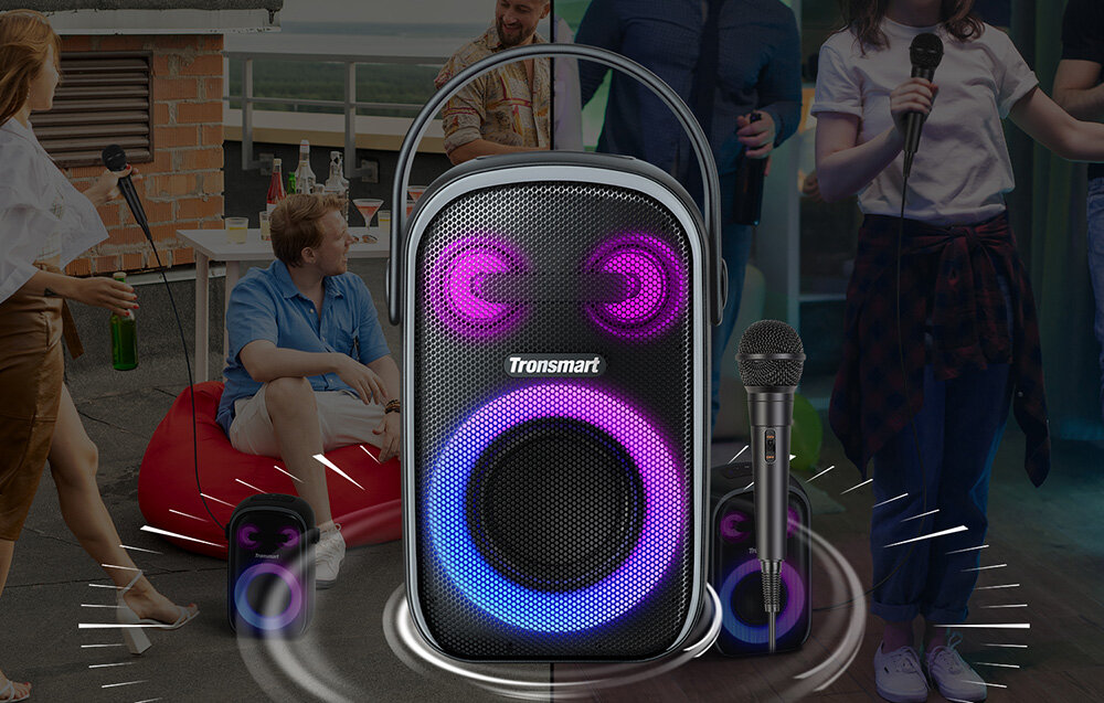 Głośnik mobilny TRONSMART Halo 110 Czarny czas pracy akumulator ładowanie
