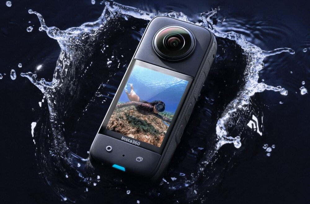 Kamera sportowa INSTA360 X3 Motorcycle Kit Czarny wodoodporność wytrzymałość konstrukcja wymiary wielkość
