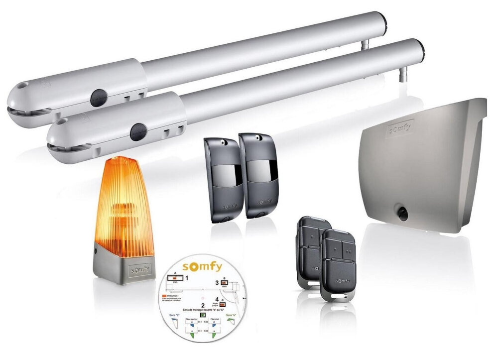 Napęd do bramy skrzydłowej SOMFY SGS Essential 1240370 zestaw