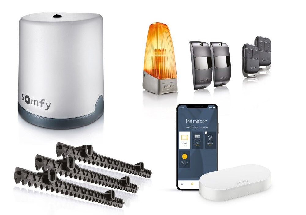 Napęd do bramy przesuwnej SOMFY Freevia 400 + Connectivity Kit 1244822 zestaw