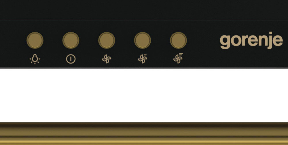 Okap GORENJE WHC63CLB wygodna obsługa przyciski