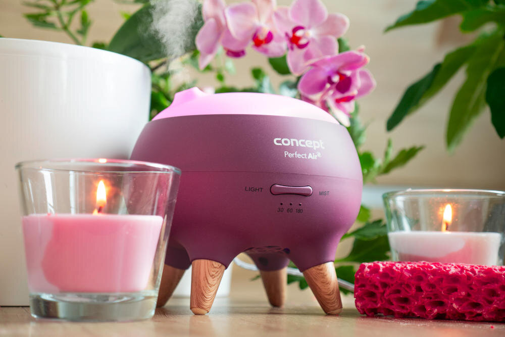 Dyfuzor zapachowy CONCEPT DF1011 Perfect Air Fioletowy estetyczny wyglad prezentacja design kolor kolorystyka