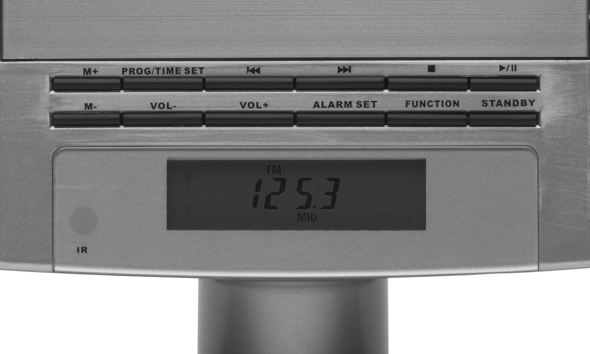 Wieża DENVER MC-5220 MK2 Srebrny zegar alarm