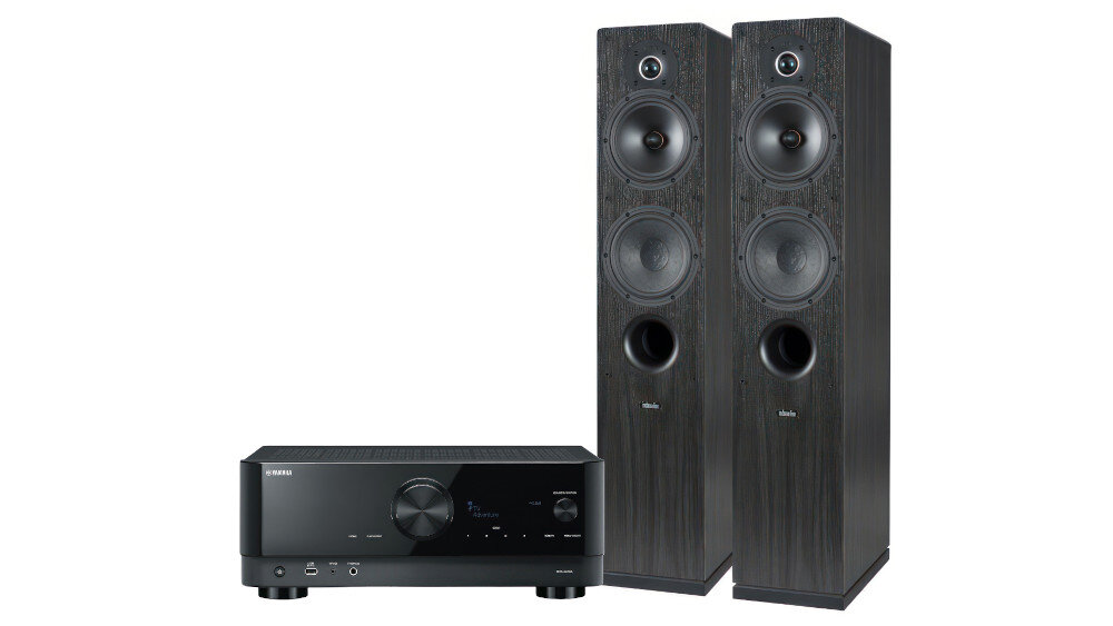 Zestaw stereo YAMAHA RX-V4A + INDIANA Line Tesi 561  - hdr