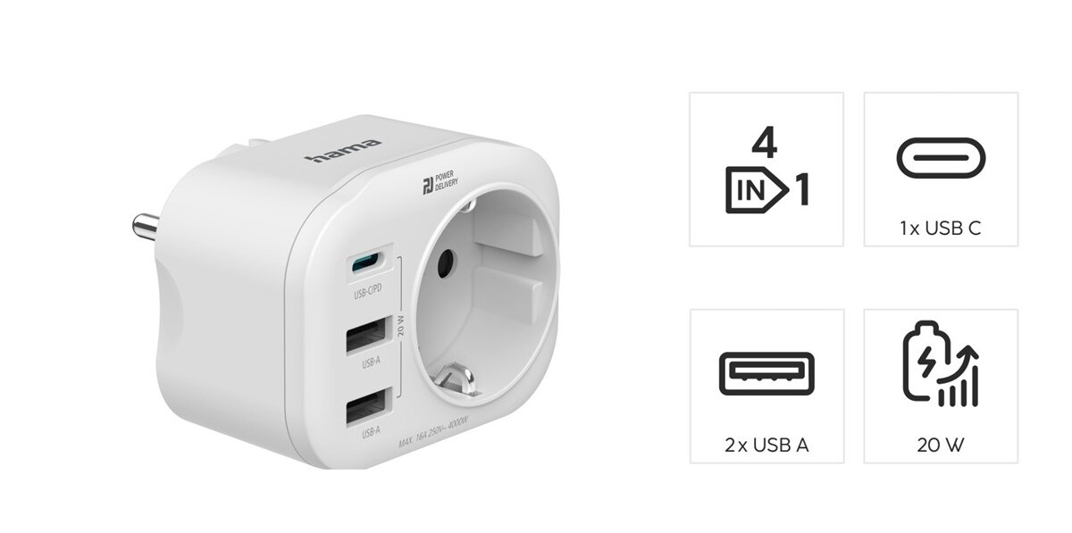 zdjęcie multiadaptera do gniazda