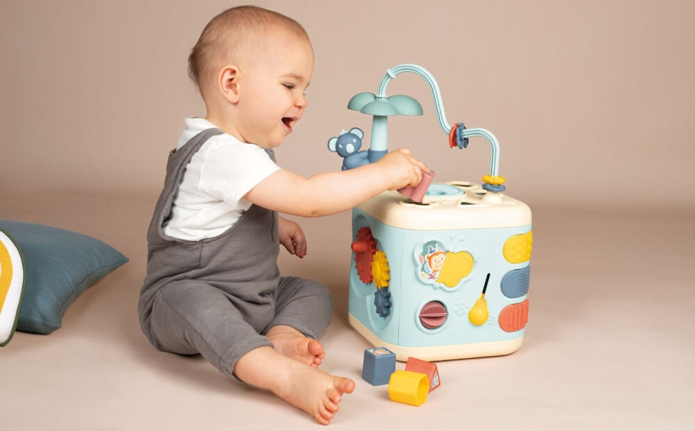 Zabawka edukacyjna SMOBY Little Smoby Kostka 7600140306 zaokrąglone rogi