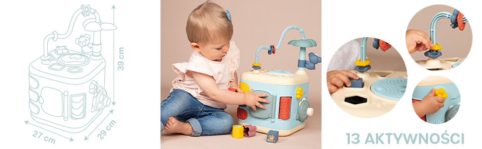 Zabawka edukacyjna SMOBY Little Smoby Kostka 7600140306 o marce