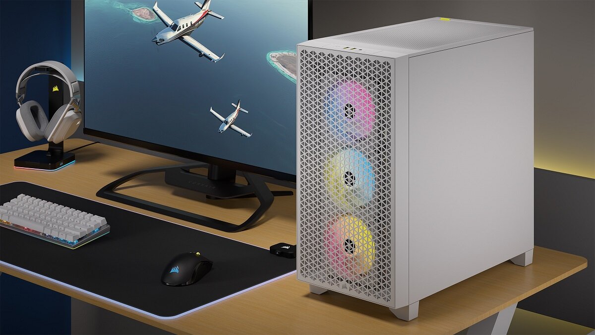 Obudowa CORSAIR 3000D Airflow Perfekcyjna konstrukcja własny komputer Design i estetyka Łatwy dostęp funkcjonalność Wentylacja chłodzenie CORSAIR AirGuide Złącza Porty