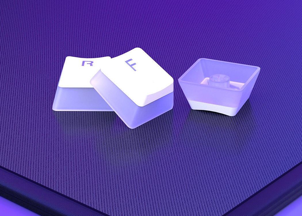 Klawiatura ENDORFY Thock 75% Pudding Onyx White Kailh Box Red Wireless mała ergonomiczna alumienium wygląd mocna szybka wzmocniona hotswap PTB