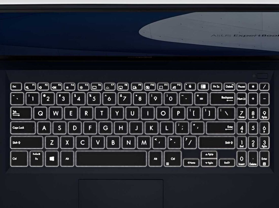 Laptop ASUS ExpertBook B1 B1502CBA - Podświetlona klawiatura