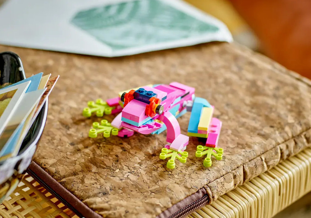 LEGO 31144 Creator Egzotyczna różowa papuga zabawa edukacja rozwój wyposażenie kreatywność