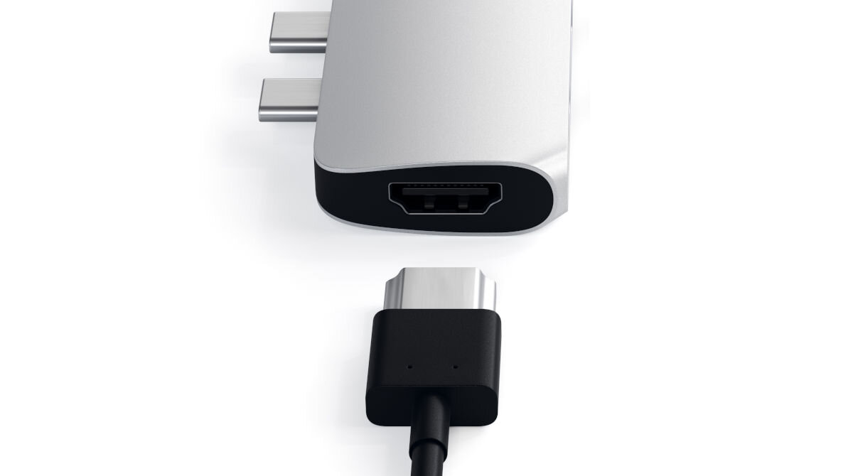 Hub SATECHI ST-CMBPS Srebrny HDMI rozdzielczość 4K