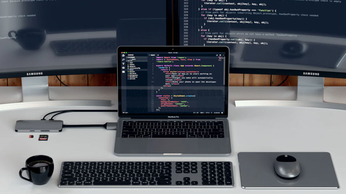 Hub SATECHI ST-TCDMMAS Srebrny 2x HDMI 4K USB-C Gigabit Ethernet czytnik microSD SD 3x USB-A 3.2 Gen. 1