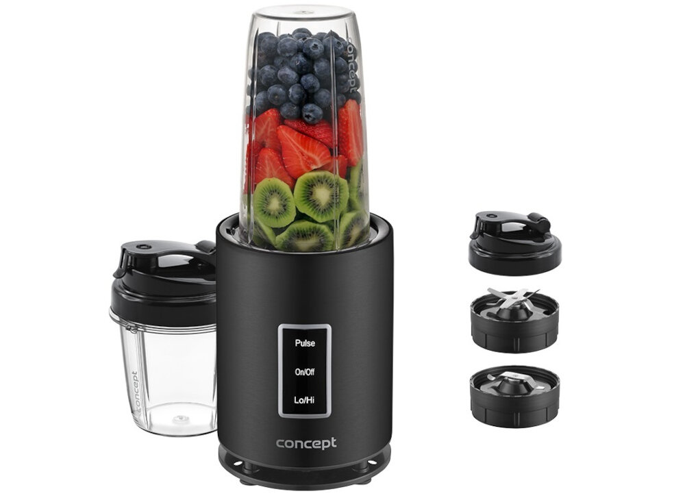 Blender kielichowy CONCEPT Nutri Smoothie SM1500 zestaw akcesoria komplet wyposazenie