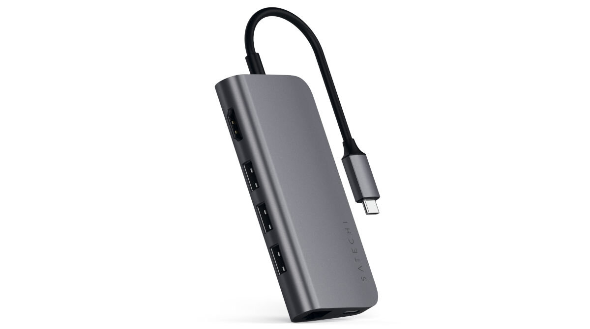 Hub SATECHI ST-TCMAM Szary HDMI rozdzielczość 4K częstotliwość odświeżania 60Hz