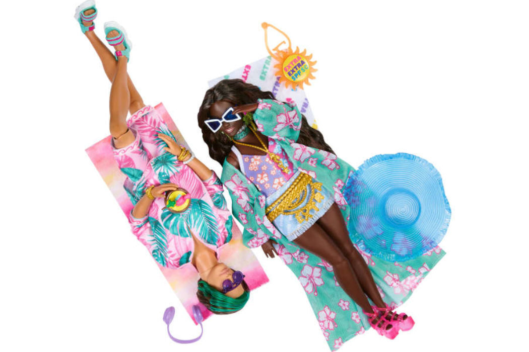 Lalka Barbie Extra Fly Plażowa HPB14 zabawa przygoda podróżne wyobraźnia