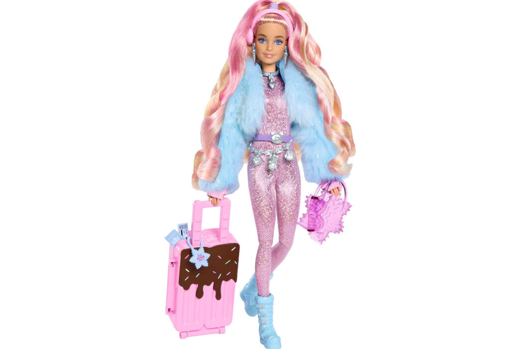 Lalka Barbie Extra Fly Zimowa HPB16 zabawa przygoda podróżne wyobraźnia
