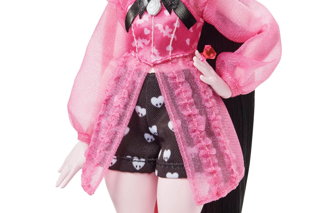 Lalka MONSTER HIGH Draculaura zabawa kreatywność wyposażenie wyobraźnia dodatki kolekcja