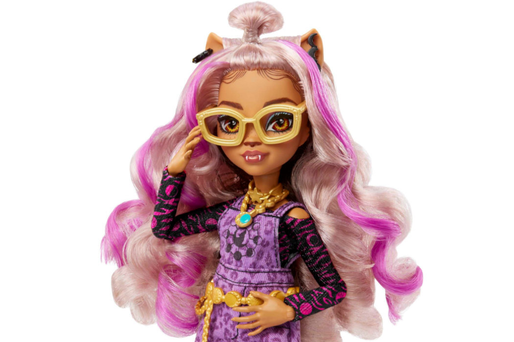 Lalka MONSTER HIGH Clawdeen Wolf zabawa kreatywność wyposażenie wyobraźnia dodatki kolekcja