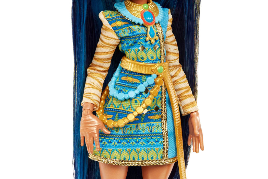 Lalka MONSTER HIGH Cleo De Nile zabawa kreatywność wyposażenie wyobraźnia dodatki kolekcja