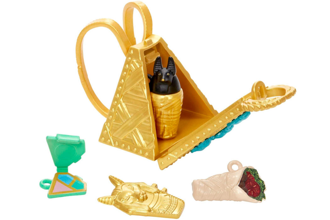 Lalka MONSTER HIGH Cleo De Nile zabawa kreatywność wyposażenie wyobraźnia dodatki kolekcja