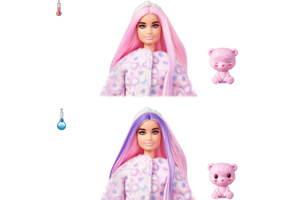 Lalka Barbie Cutie Reveal Chelsea Miś zabawa wyobraźnia kreatywność stroje magia