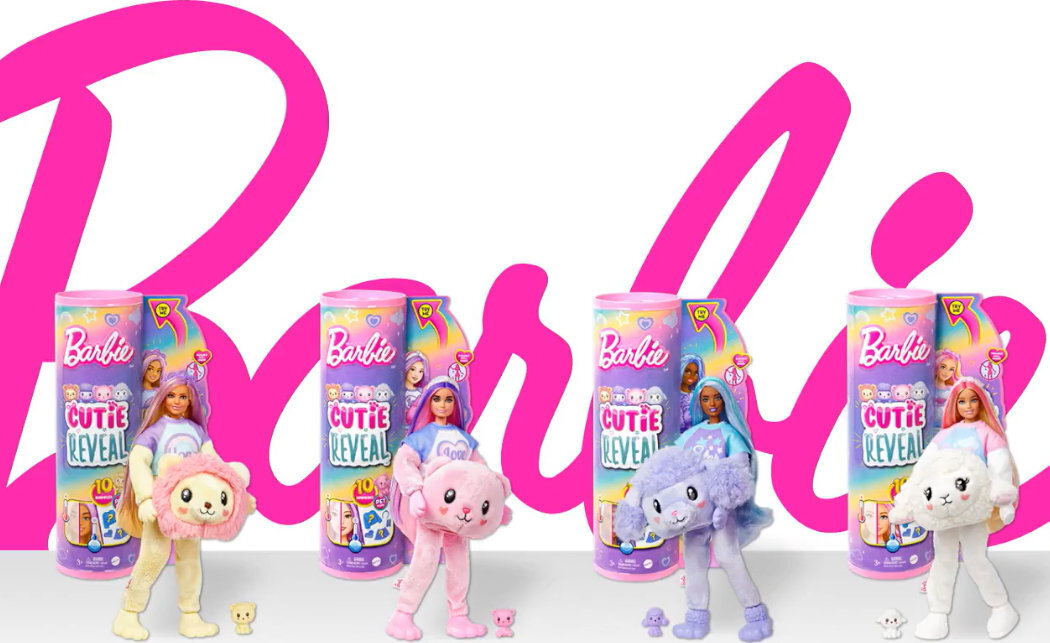 Lalka Barbie Cutie Reveal Chelsea Miś zabawa wyobraźnia kreatywność stroje magia