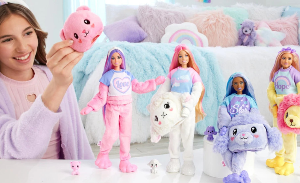 Lalka Barbie Cutie Reveal Chelsea Miś zabawa wyobraźnia kreatywność stroje magia